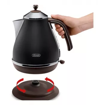 De’Longhi KBOV 2001.BK vedenkeitin 1,7 l 2000 W musta, ruskea