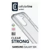 Cellularline Clear Protect – Galaxy S24 kova kotelo kumireunoilla