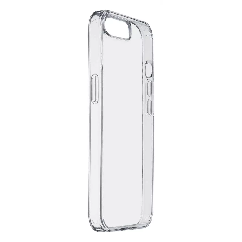 Cellularline Clear Protect - iPhone 16e/17e kova kuori kumireunoilla