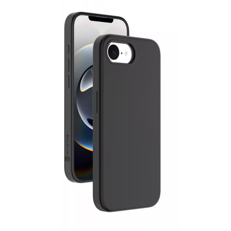Cellularline Sensation - iPhone 16e/17e soft-touch-silikonikuori integroidulla antibakteerisella Microban®-teknologialla