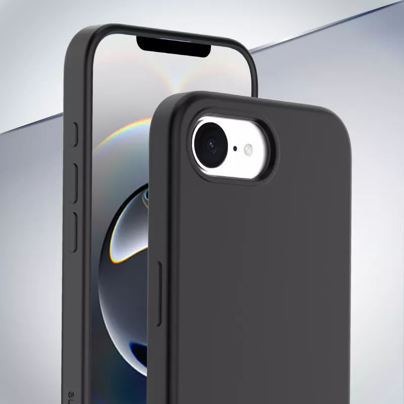 Cellularline Sensation - iPhone 16e/17e soft-touch-silikonikuori integroidulla antibakteerisella Microban®-teknologialla
