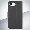 Cellularline Book Agenda - iPhone 16e/17e nahkajäljitelmä kirjakotelo magneettisulkimella