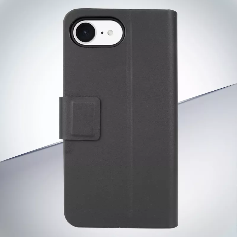 Cellularline Book Agenda - iPhone 16e/17e nahkajäljitelmä kirjakotelo magneettisulkimella