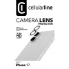 Cellularline kameraobjektiivi - suojus iPhone 17:n kameralle