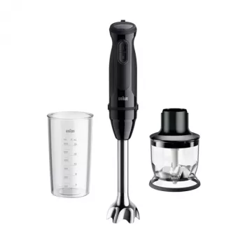Braun MultiQuick 3 MQ30201M 0,6 l sauvasekoitin 900 W musta, satiini teräs