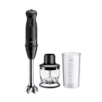 Braun MultiQuick 3 MQ30201M 0,6 l sauvasekoitin 900 W musta, satiini teräs