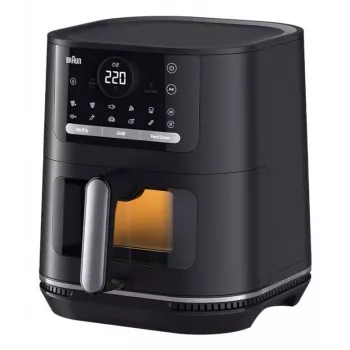 Braun HF 5075 yksittäinen pöytälaite 2000 W kiertoilmakypsennin musta, harmaa