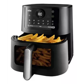Braun HF 5075 yksittäinen pöytälaite 2000 W kiertoilmakypsennin musta, harmaa
