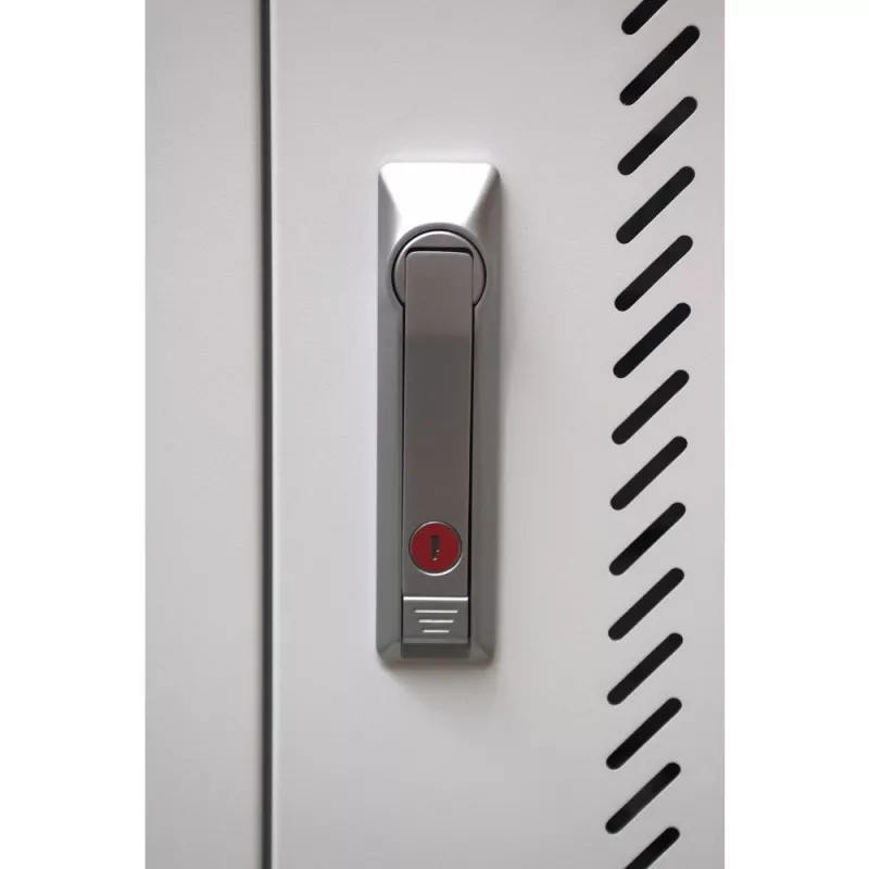 Techly I-CABINET-30DUTY kannettava laitehallintakärry/kaappi valkoinen, sininen