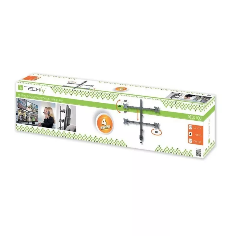 Techly ICA-LCD 382-Q näyttöteline / jalusta 68,6 cm (27