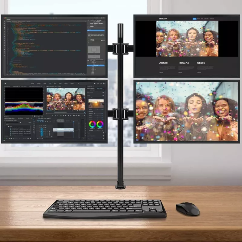 Techly ICA-LCD 382-Q näyttöteline / jalusta 68,6 cm (27