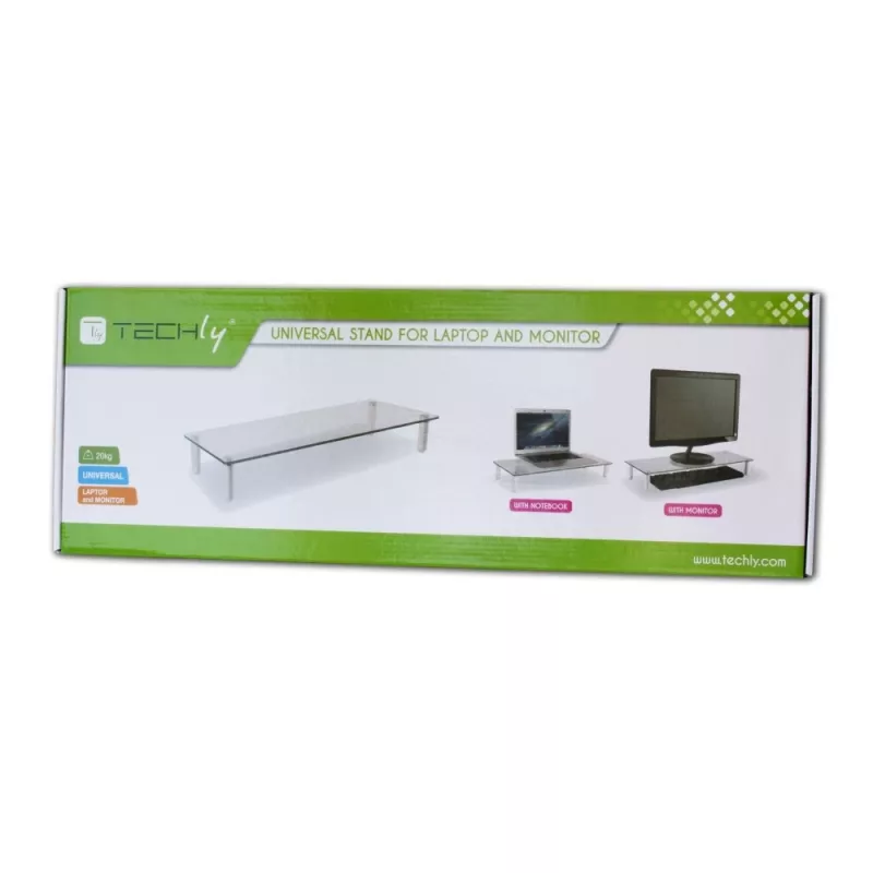 Techly Universal Tabletop Monitor Riser, vapaasti seisova, 20 kg, 33 cm (13