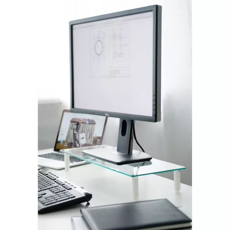Techly Universal Tabletop Monitor Riser, vapaasti seisova, 20 kg, 33 cm (13