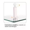 Techly Universal Tabletop Monitor Riser, vapaasti seisova, 20 kg, 33 cm (13