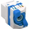 Techly CAT 6a KeyStone RJ45 rasia UTP suojaamaton työkaluton IWP-MD C6A/UROTT