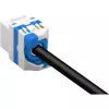 Techly CAT 6a KeyStone RJ45 rasia UTP suojaamaton työkaluton IWP-MD C6A/UROTT