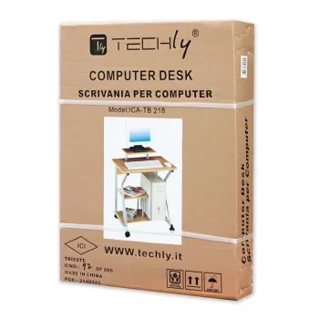 Techly kompakti tietokonepöytä ICA-TB 218
