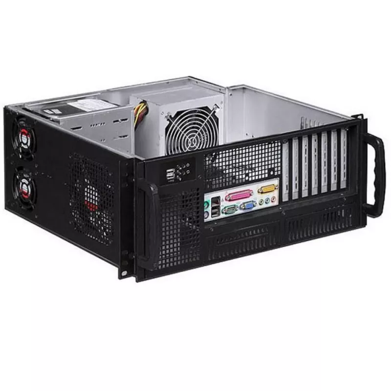 Techly kotelo teollisuusrack 19/työpöytä 4U ultrakompakti musta I-CASE MP-P4HX-BLK6