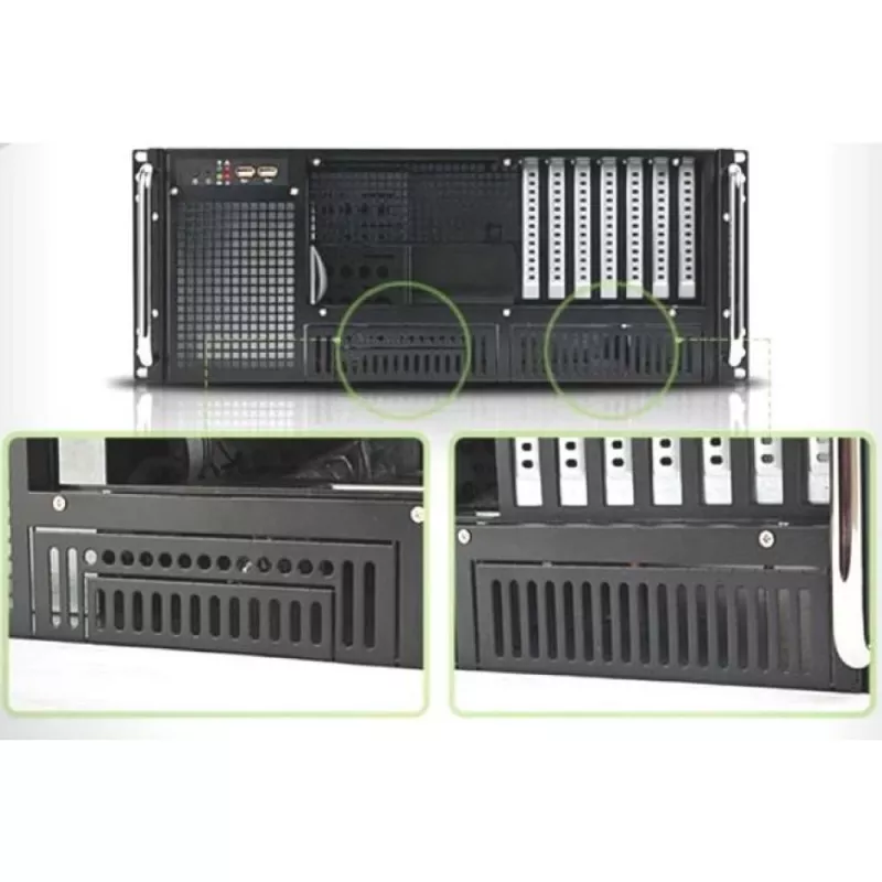Techly kotelo teollisuusrack 19/työpöytä 4U ultrakompakti musta I-CASE MP-P4HX-BLK6