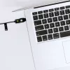 Techly USB-C uros USB-A naaras -adapteri musta, USB A, USB C, musta