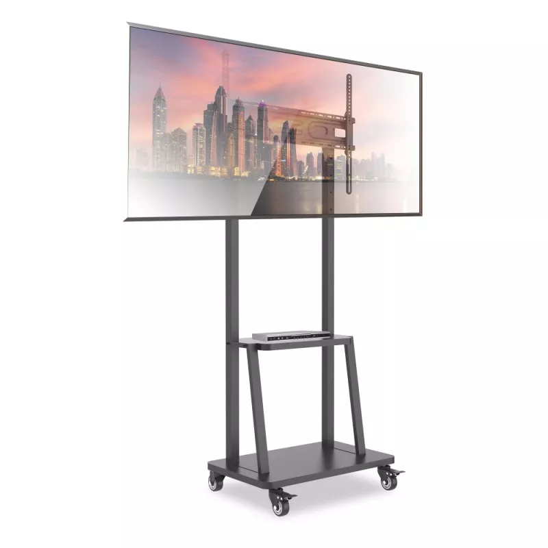 Techly lattiaständi hyllyllä 32-70 tuuman LCD/LED/Plasma-TV:lle
