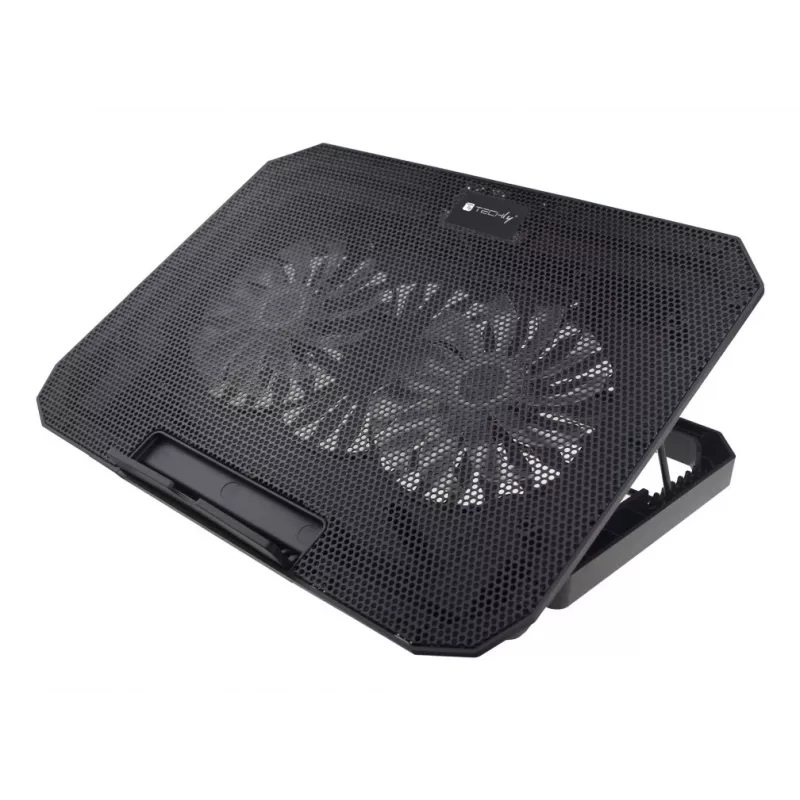 Techly ICOOL-CP11TY kannettavatietokoneteline musta 43,2 cm (17 tuumaa)