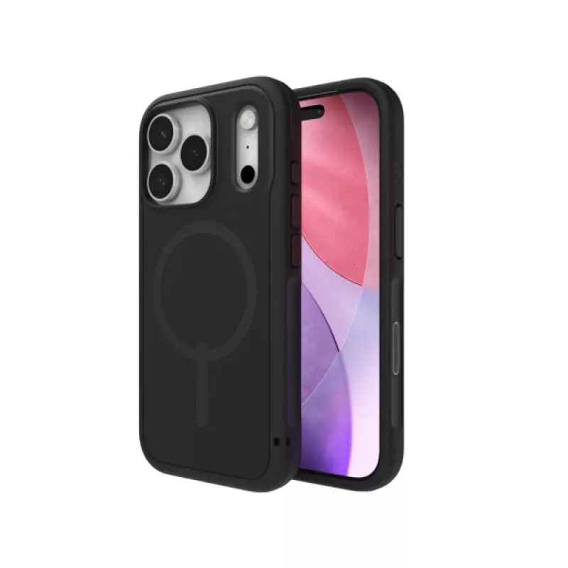 ZAGG Sedona Snap -kotelo Apple iPhone 17 Pro Flood musta, suojakotelo, Apple, iPhone 17 Pro, 16 cm (6,3 inch), musta