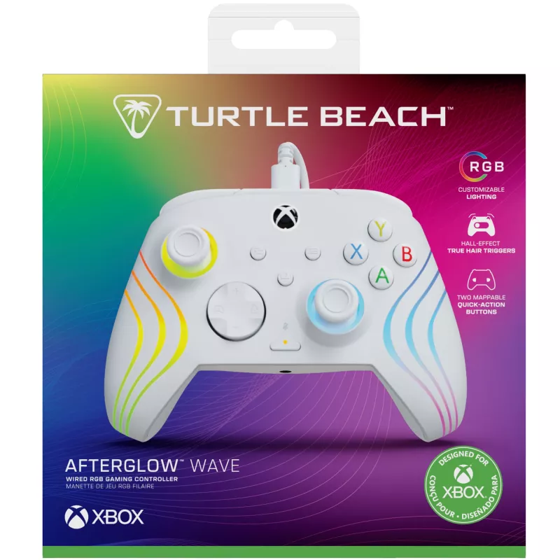 Peliohjain Turtle Beach Afterglow Wave valkoinen USB PC Xbox Series S X