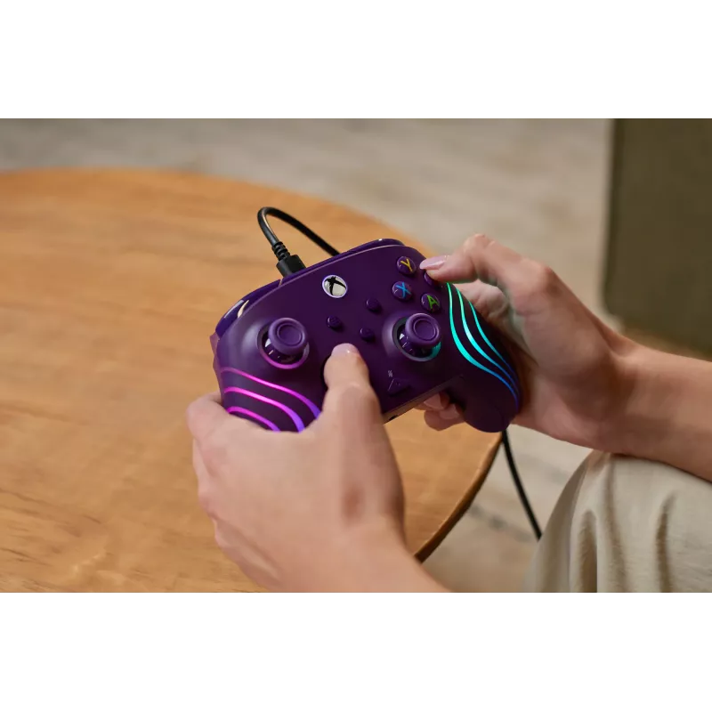 Peliohjain Turtle Beach Afterglow Wave violetti USB PC Xbox Series X