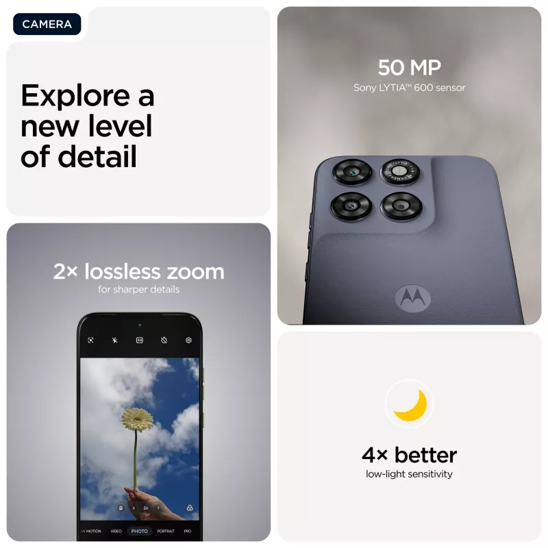 Motorola moto g67 17,3 cm (6,8 inch) Hybrid Dual SIM Android 16.0 5G USB Type-C 4 GB 256 GB 5200 mAh harmaa