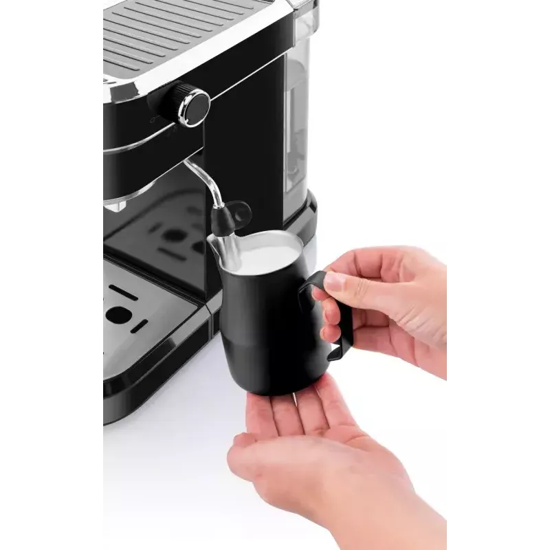 Espressokeitin ETA ETA618190020 — puoliautomaattinen, 0,75 l vesisäiliö, 1350 W, musta