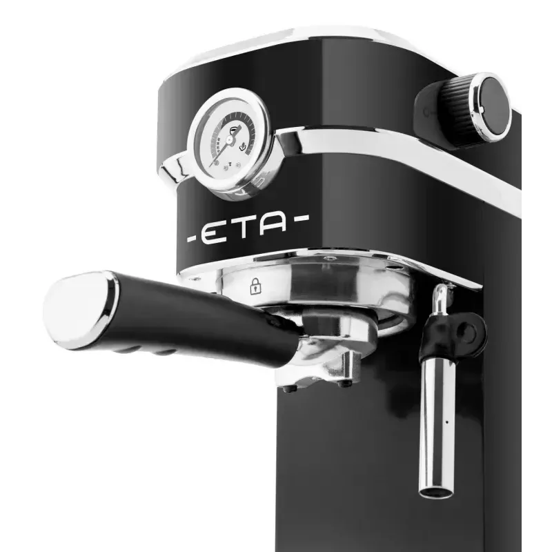 Espressokeitin ETA ETA618190020 — puoliautomaattinen, 0,75 l vesisäiliö, 1350 W, musta