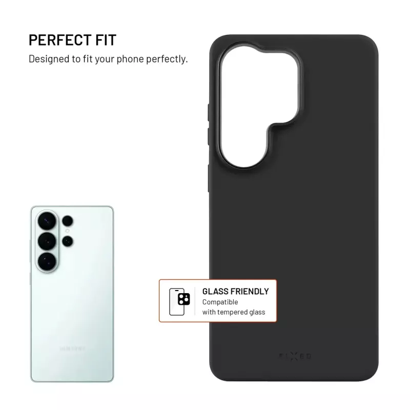 Fixed MagFlow | takakansi | Samsung | Galaxy S26 Ultra | nestemäinen silikoni | musta