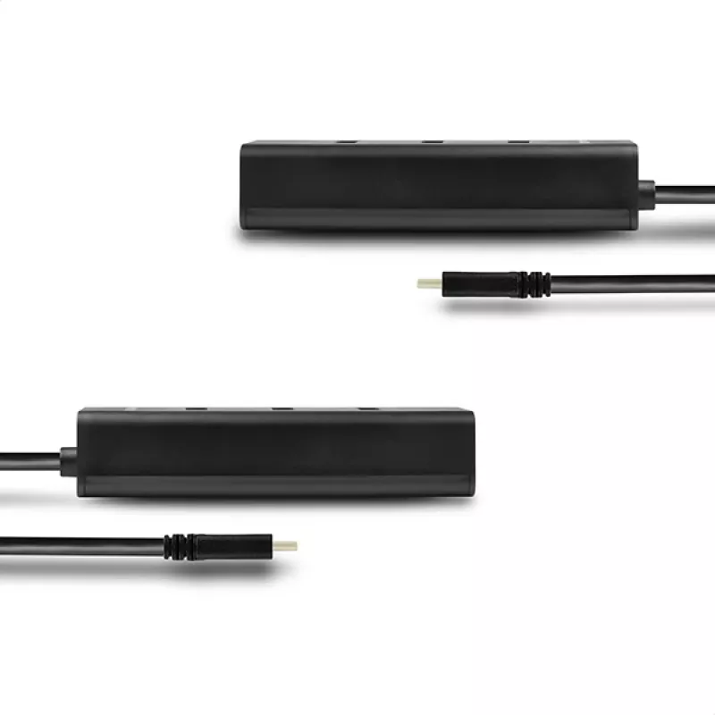 Axagon HUE-S2C USB-keskitin USB 3.2 Gen 1 (3.1 Gen 1) Type-A 5000 Mbit/s musta