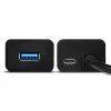 Axagon HUE-S2C USB-keskitin USB 3.2 Gen 1 (3.1 Gen 1) Type-A 5000 Mbit/s musta