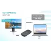 i-tec Thunderbolt 3/USB-C Dual-4K-telakointiasema + USB-C-DisplayPort-kaapeli (1,5 m) + virtalähde 60 W
