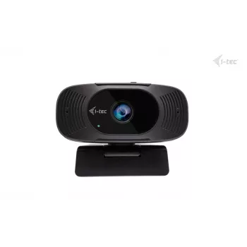 Webcam i-tec SOLOMON 300 4K, USB, 3840×2160, 8,29 MP, klipsikiinnitys, musta