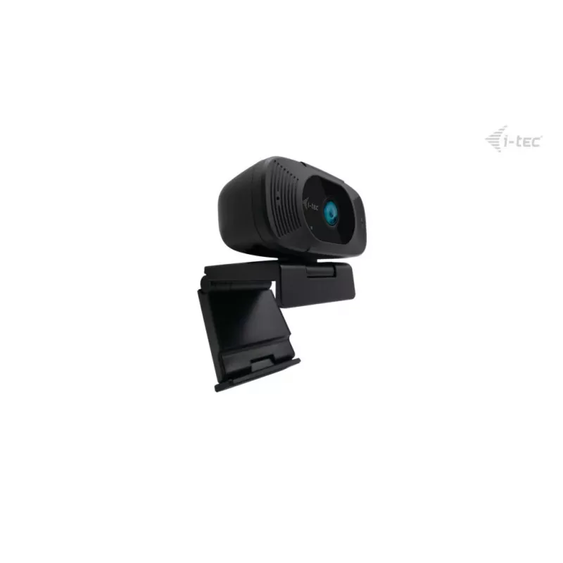 Webcam i-tec SOLOMON 300 4K, USB, 3840×2160, 8,29 MP, klipsikiinnitys, musta