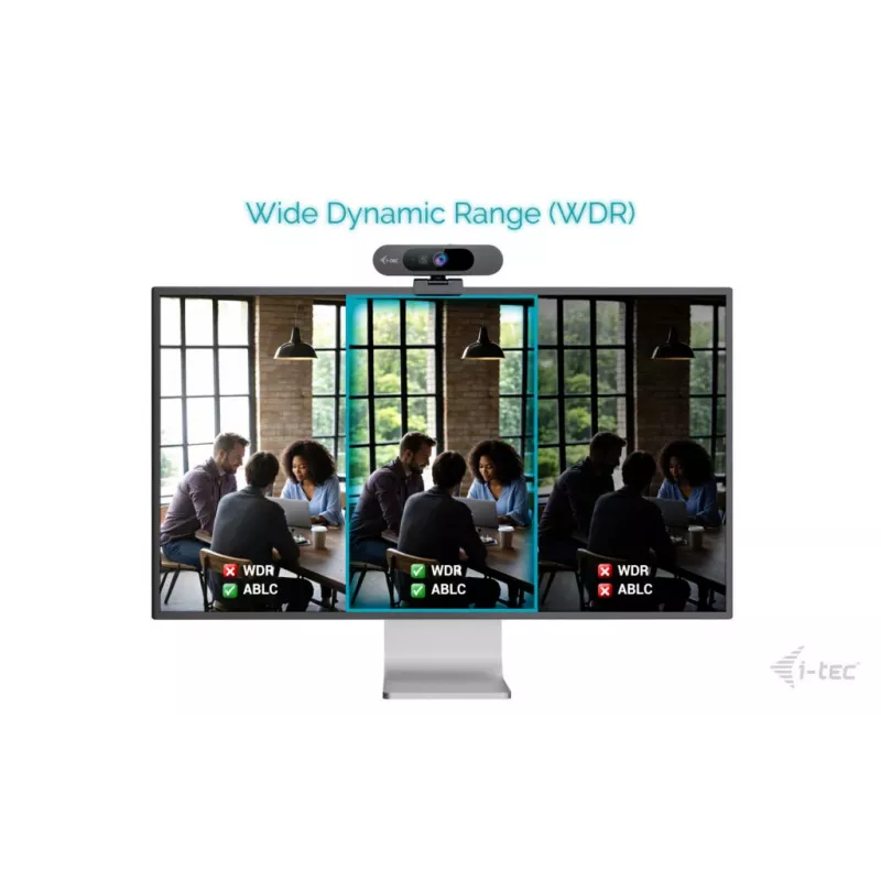Webcam ITEC SOLOMON PRO 900 4K, 3840×2160, 8,29 MP, USB, klipsikiinnitys, musta