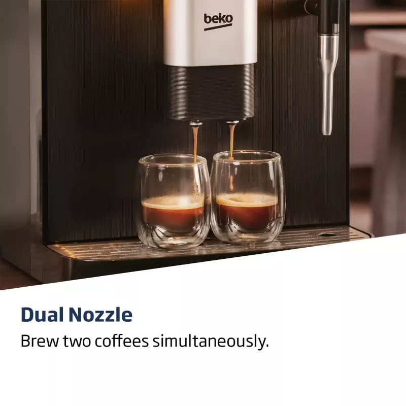 Beko CEG7302B CaffeExperto täysautomaattinen kahvinkeitin höyrysuuttimella