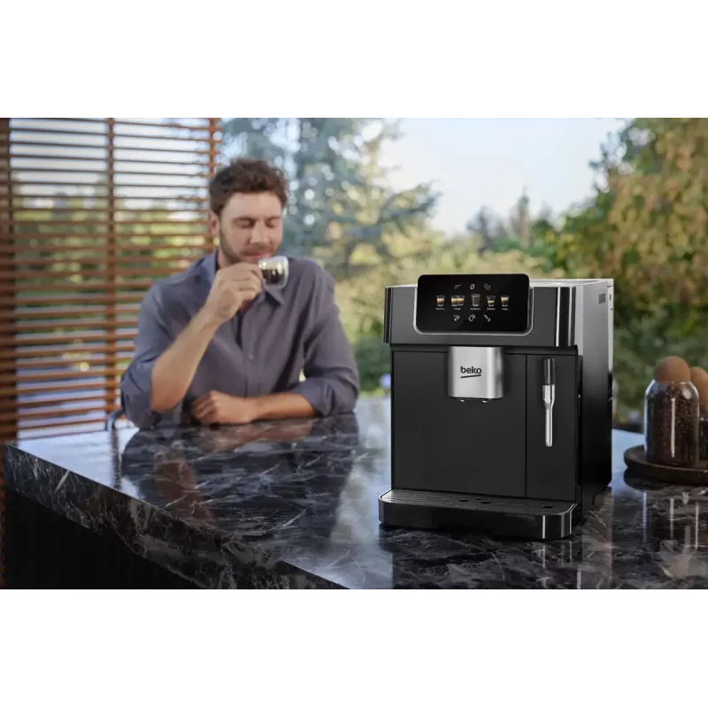 Beko CEG7302B CaffeExperto täysautomaattinen kahvinkeitin höyrysuuttimella