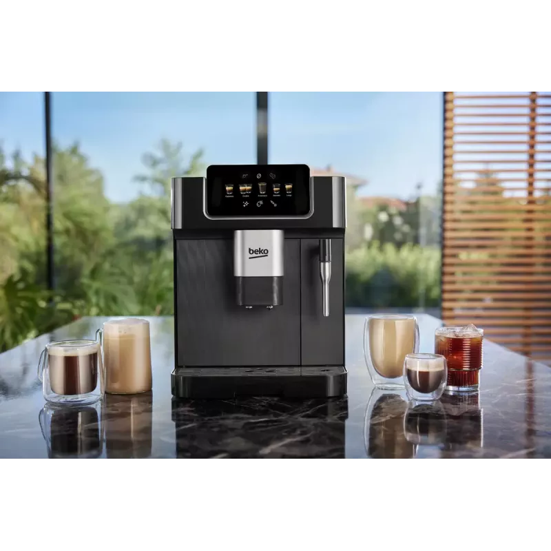 Beko CEG7302B CaffeExperto täysautomaattinen kahvinkeitin höyrysuuttimella