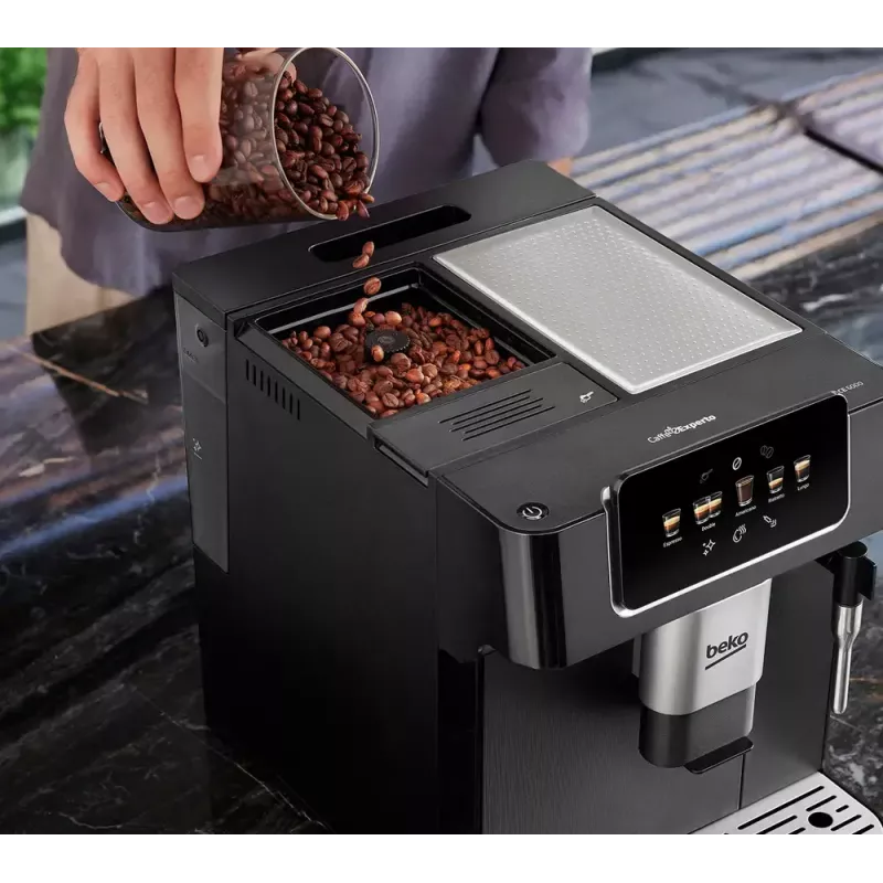 Beko CEG7302B CaffeExperto täysautomaattinen kahvinkeitin höyrysuuttimella