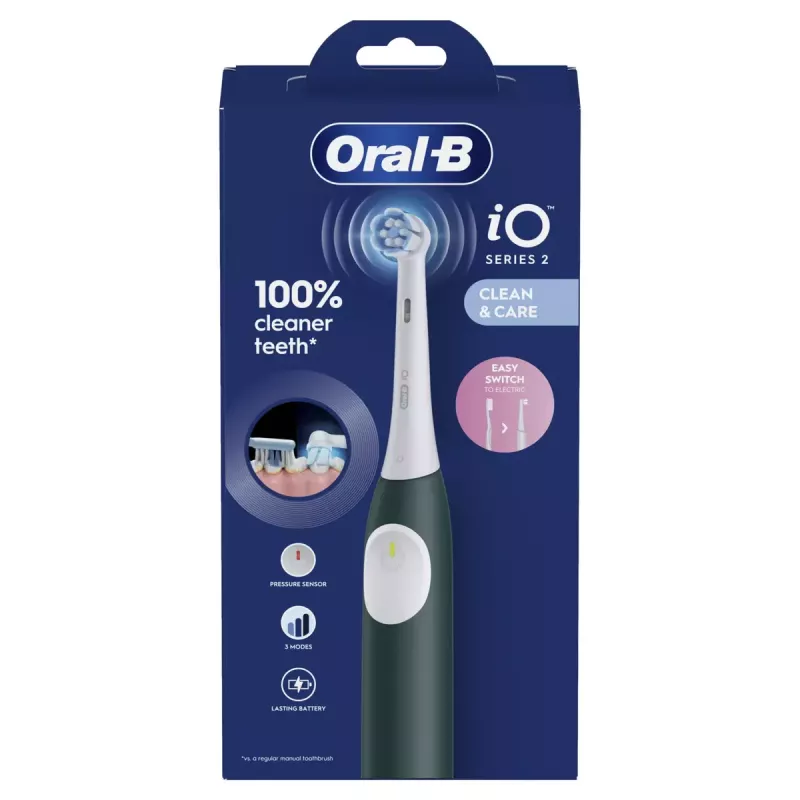 Sähköhammasharja BRAUN Oral‑B iO2 (malli iOS2.1C9.0G) vihreä Forest