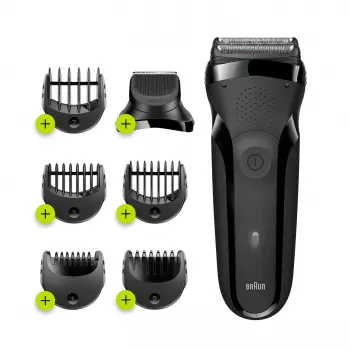 Braun Series 3 300BT langaton märkä- ja kuivakalvoparranajokone trimmerillä