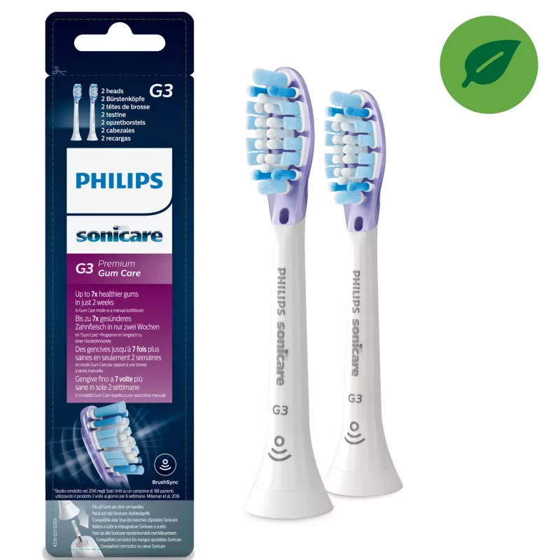 Philips Sonicare G3 Premium Gum Care HX9052/17 2 kpl vaihdettavia ääniharjaspäitä