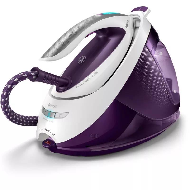 Höyrysilitysasema Philips GC9660/30 — 1,8 l vesisäiliö, 7,5 baarin paine, 520 g/min tehostus, T-ionicGlide-silityspohja