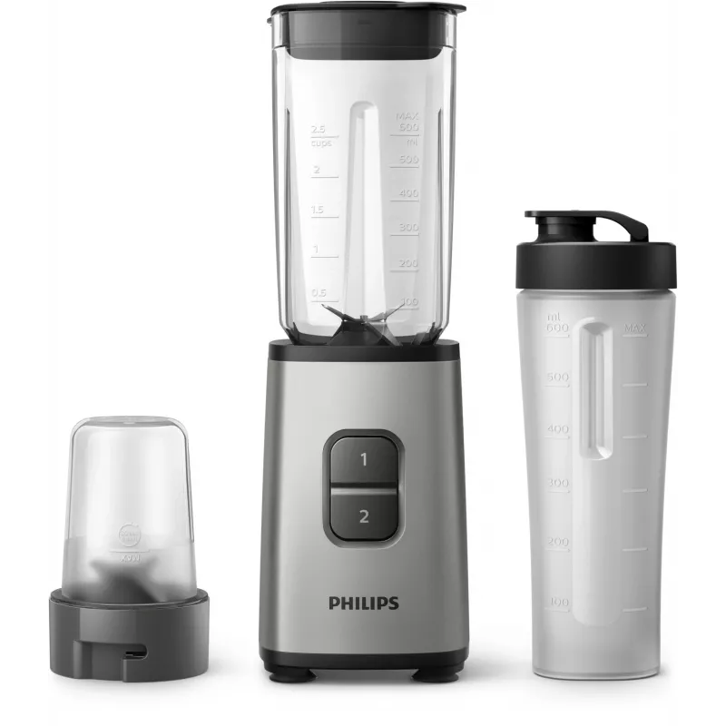 Philips Daily Collection HR2604/80 tehosekoitin 1 l pöytätehosekoitin 350 W musta, ruostumaton teräs