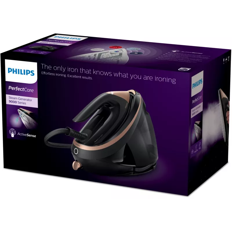 Philips PSG9040/80 höyrysilitysasema 3100 W 1,8 l SteamGlide Elite -silityspohja musta