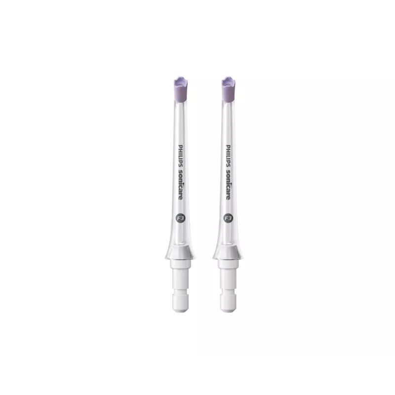 Philips Sonicare Power Flosser HX3062/00 2 kpl:n pakkaus F3 Quad Stream suihkusuulake